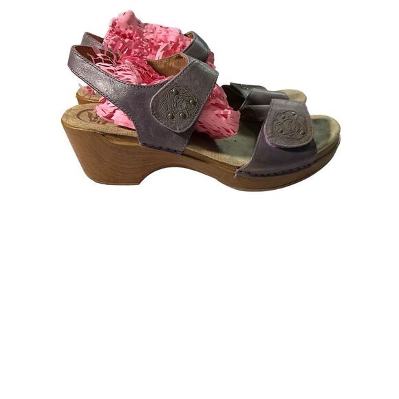 Dansko Purple Double Strap Sandals - Picture 3 of 13